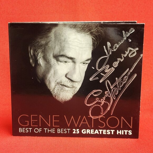 Gene Watson Best Of The Best 25 Greatest Hits CD 2012  Signed - Picture 1 of 9